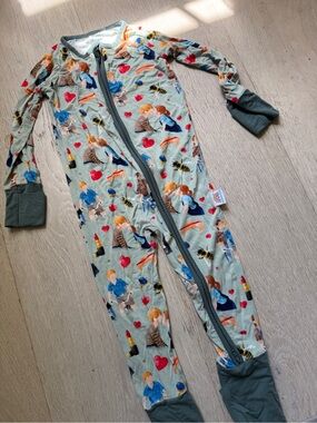Bamboo Bliss My Girl One-Piece Zipper Pajamas